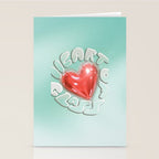 Heart of Glass Stationery Card Gallery Image 2
