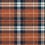 fall plaid - rust and navy blue Coffee Mug Gallery Image 2