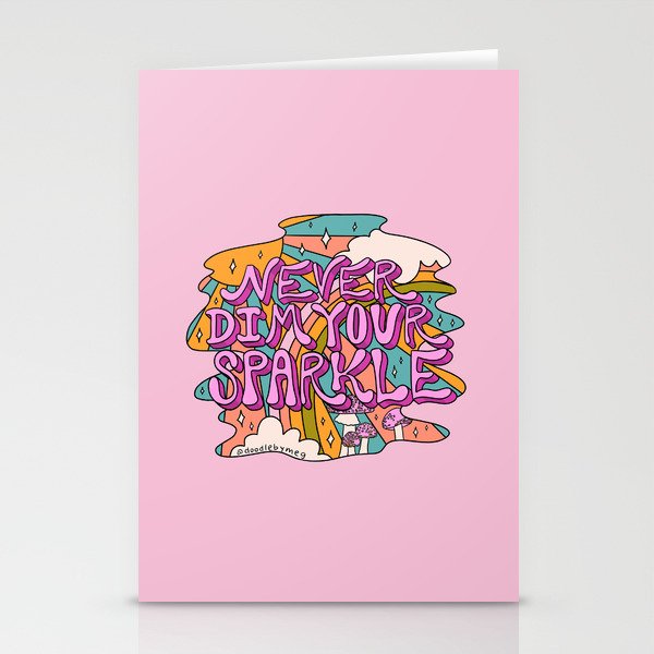 Never Dim Your Sparkle Stationery Card Gallery Image 1