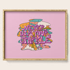 Never Dim Your Sparkle Serving Tray Gallery Image 1