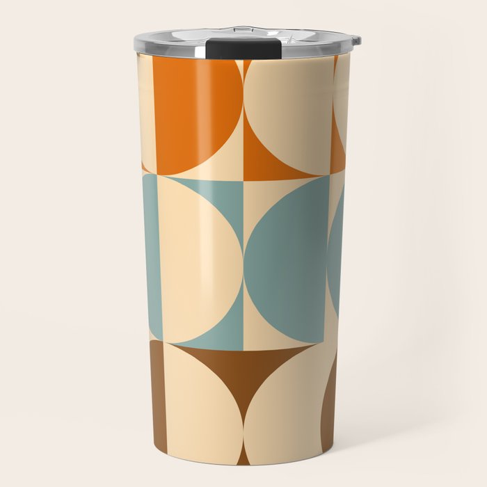 Vintage Geometric 04A Travel Mug Gallery Image 1