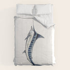 Blue Marlin (Makaira nigricans) Comforter Gallery Image 6