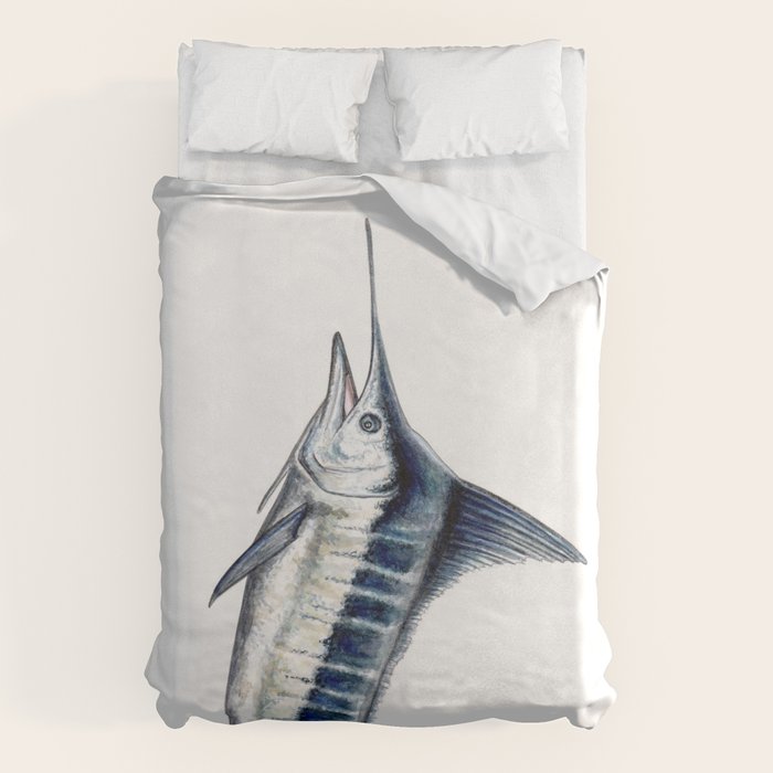 Blue Marlin (Makaira nigricans) Duvet Cover Gallery Image 6