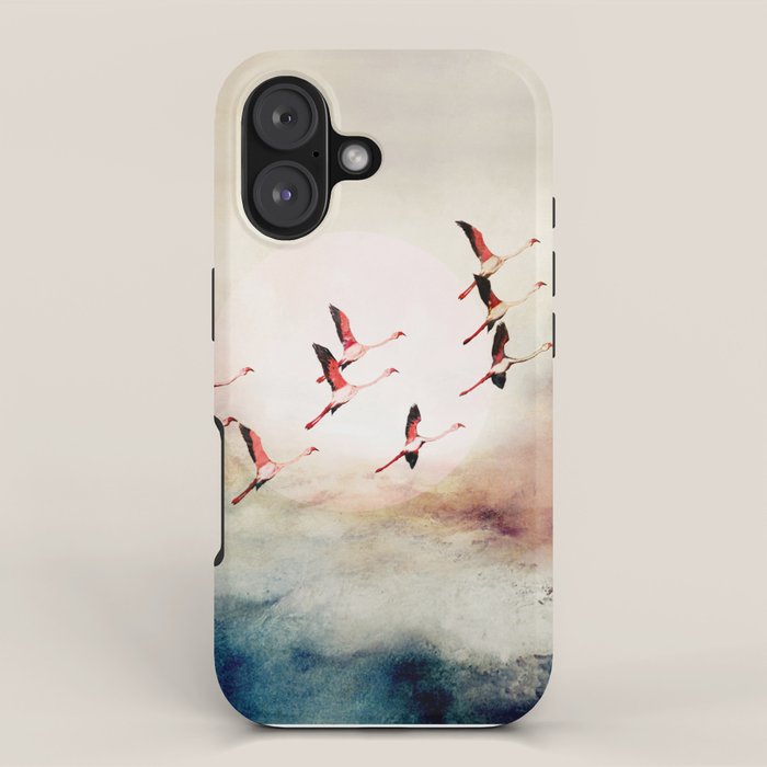 Flock of Flamingos iPhone Case Gallery Image 1