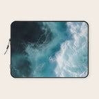 Breaking Waves - Aerial Ocean Print Laptop Sleeve Gallery Image 1