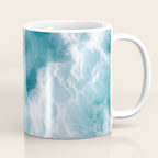 Breaking Waves - Aerial Ocean Print Coffee Mug Gallery Image 1