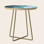 Breaking Waves - Aerial Ocean Print Side Table Gallery Image 1
