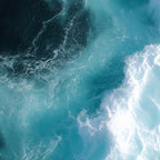 Breaking Waves - Aerial Ocean Print Coffee Mug Gallery Image 2