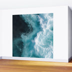 Breaking Waves - Aerial Ocean Print Wall Mural Gallery Image 2