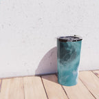 Breaking Waves - Aerial Ocean Print Travel Mug Gallery Image 4