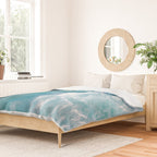 Breaking Waves - Aerial Ocean Print Duvet Cover Gallery Image 2