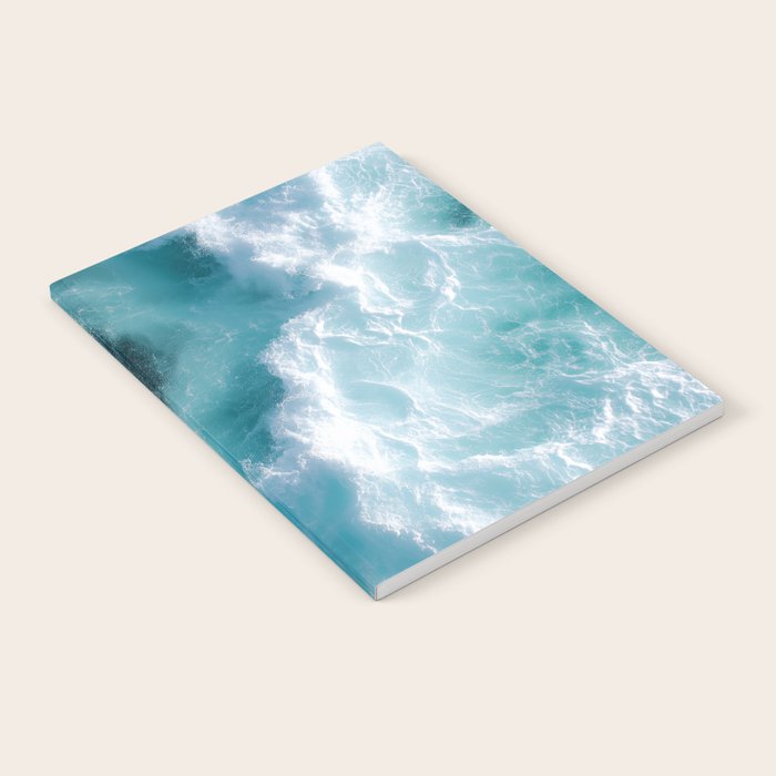 Breaking Waves - Aerial Ocean Print Notebook Gallery Image 1