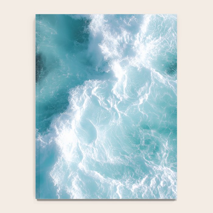 Breaking Waves - Aerial Ocean Print Notebook Gallery Image 4