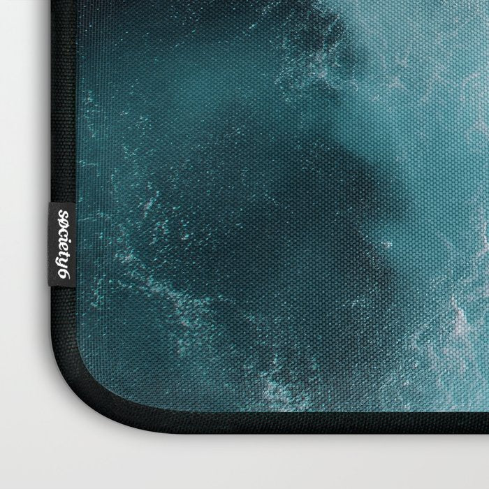 Breaking Waves - Aerial Ocean Print Laptop Sleeve Gallery Image 3