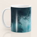 Breaking Waves - Aerial Ocean Print Coffee Mug Gallery Image 3