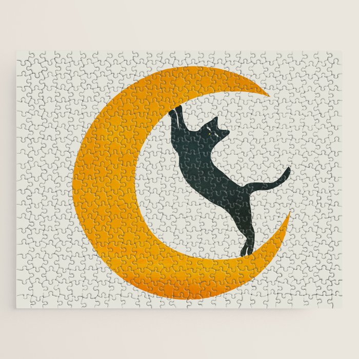 Moon and Cat Jigsaw Puzzle Gallery Image 1