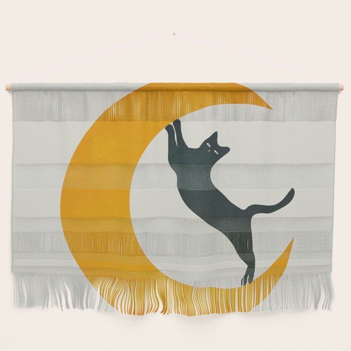 Moon and Cat Wall Hanging Gallery Image 1