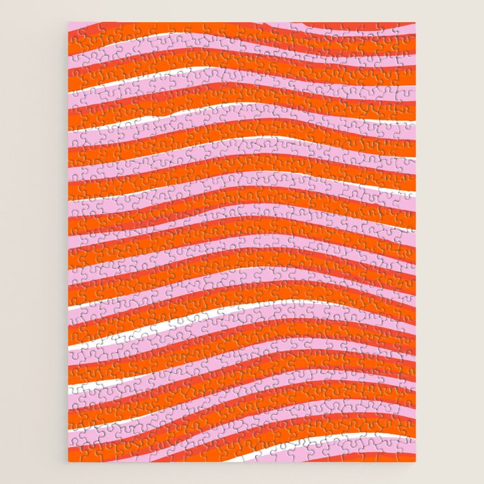 electric zebra stripes Jigsaw Puzzle Gallery Image 1