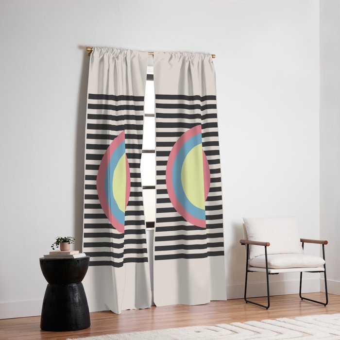 Retro Fusion Eclectic Revival Window Curtain Gallery Image 2