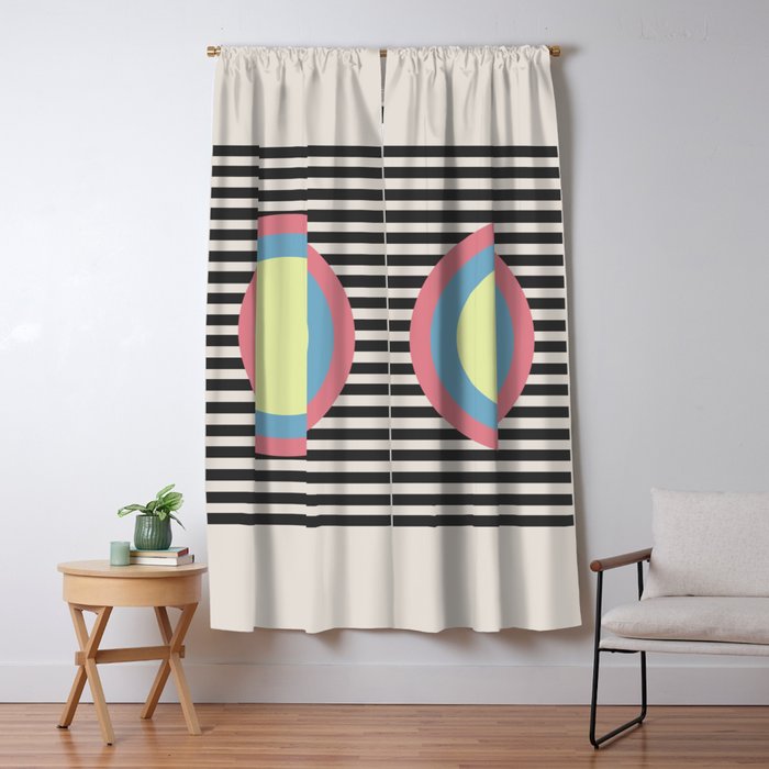 Retro Fusion Eclectic Revival Window Curtain Gallery Image 5