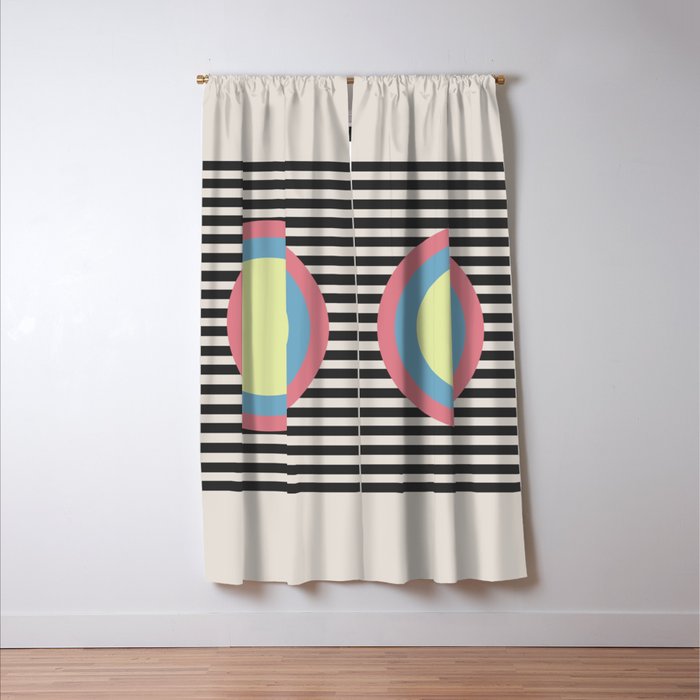 Retro Fusion Eclectic Revival Window Curtain Gallery Image 3