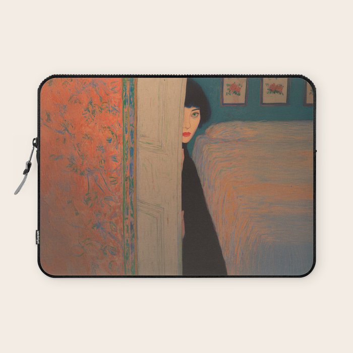 Behind the Painted Door Laptop Sleeve Gallery Image 1