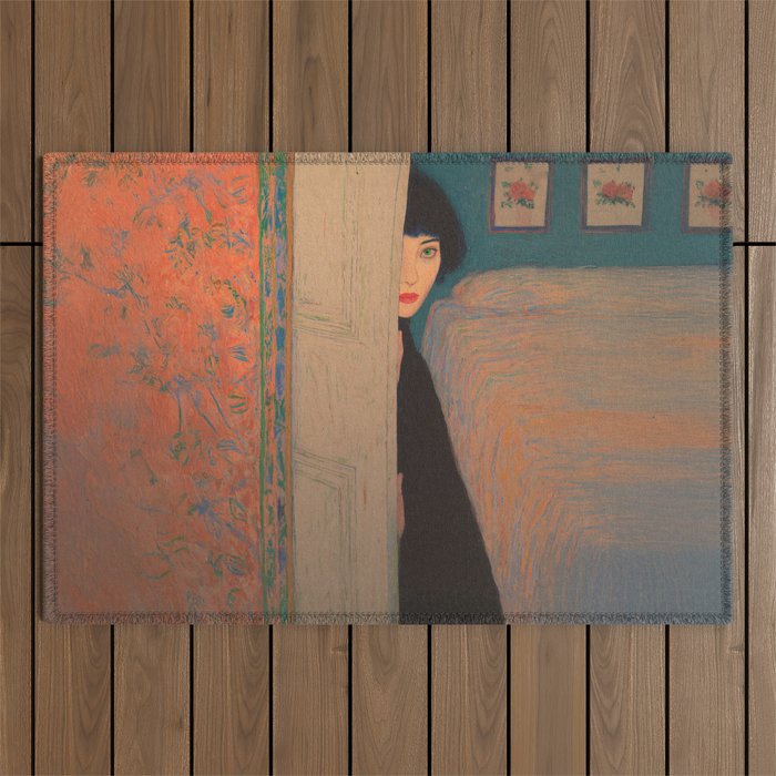 Behind the Painted Door Outdoor Rug Gallery Image 1