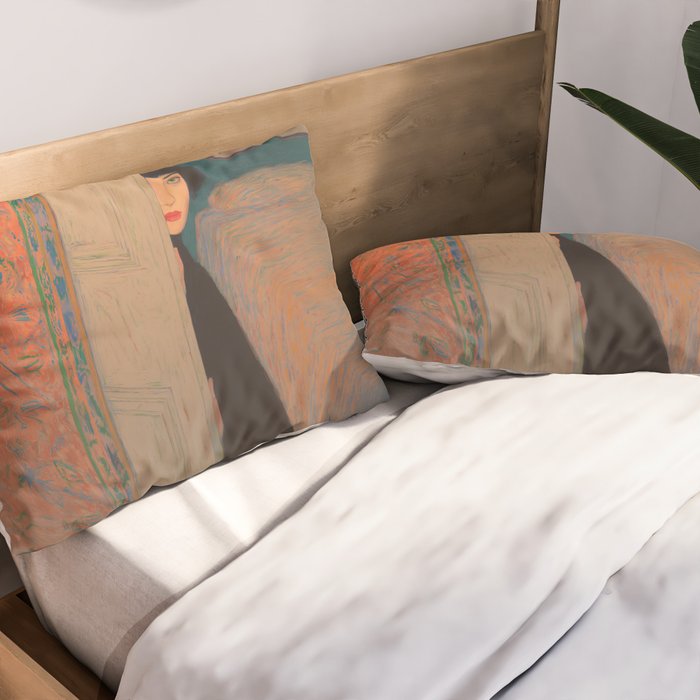 Behind the Painted Door Pillow Sham Gallery Image 2