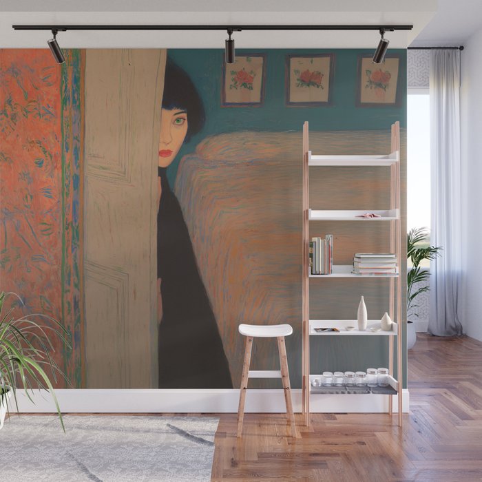 Behind the Painted Door Wall Mural Gallery Image 1