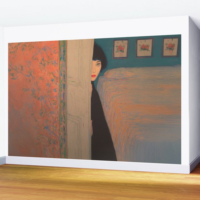 Behind the Painted Door Wall Mural Gallery Image 2