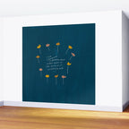 "I Am Learning To Breathe Deep Right Here In The Middle Of Everything." Wall Mural Gallery Image 2