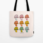 Rainbow Mushrooms Tote Bag Gallery Image 1