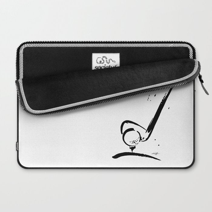 Golf Club by Kathy Morton Stanion Laptop Sleeve Gallery Image 2