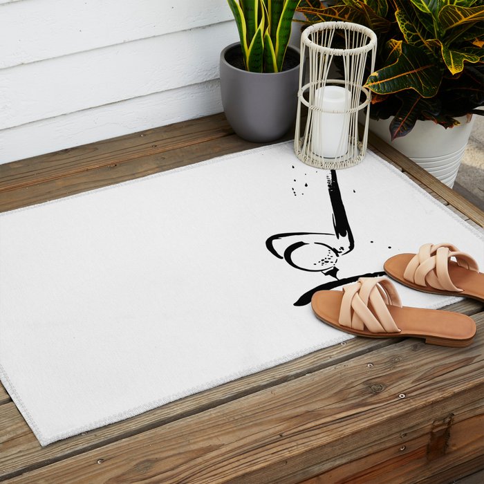 Golf Club by Kathy Morton Stanion Outdoor Rug Gallery Image 2