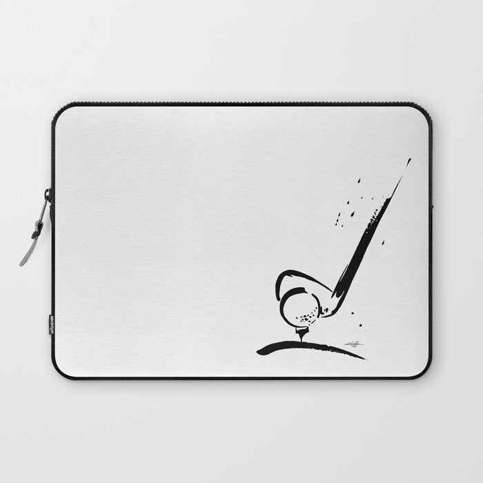 Golf Club by Kathy Morton Stanion Laptop Sleeve Gallery Image 1