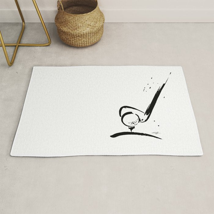 Golf Club by Kathy Morton Stanion Rug Gallery Image 1