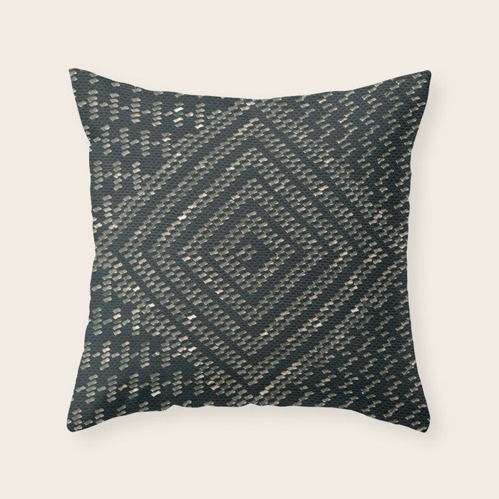 Black Assuit Throw Pillow Gallery Image 6