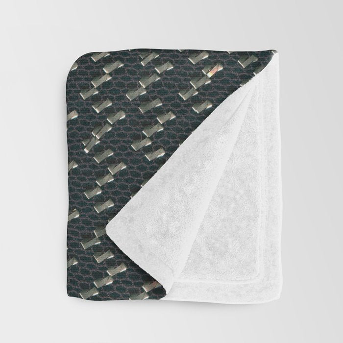 Black Assuit Throw Blanket Gallery Image 3