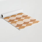 Retro Circular Pattern XXXIV Yoga Mat Gallery Image 2