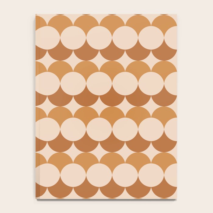 Retro Circular Pattern XXXIV Notebook Gallery Image 4
