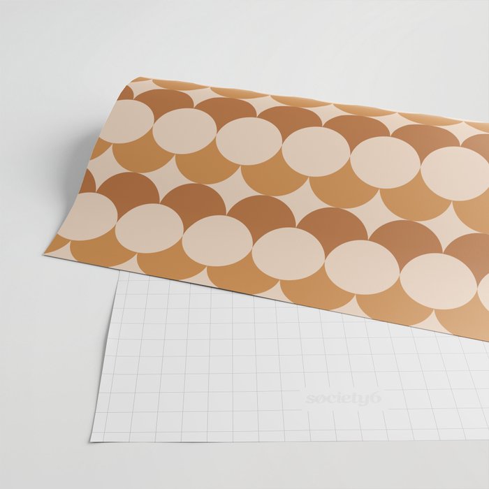 Retro Circular Pattern XXXIV Wrapping Paper Gallery Image 2