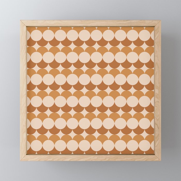 Retro Circular Pattern XXXIV Mini Art Print Gallery Image 1