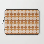Retro Circular Pattern XXXIV Laptop Sleeve Gallery Image 1