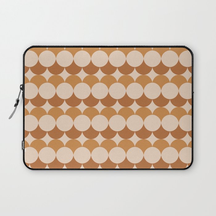 Retro Circular Pattern XXXIV Laptop Sleeve Gallery Image 1