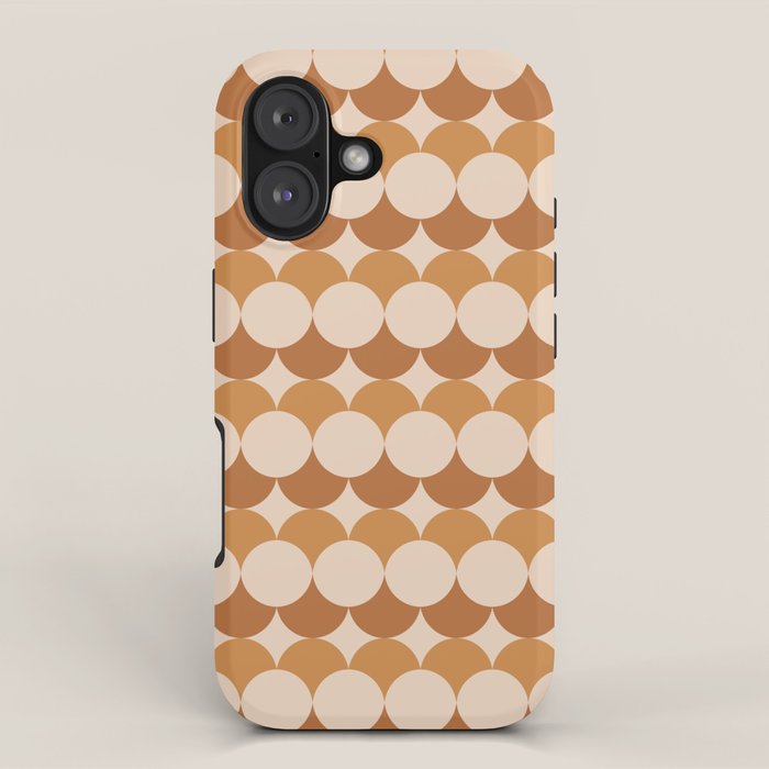 Retro Circular Pattern XXXIV iPhone Case Gallery Image 1