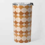 Retro Circular Pattern XXXIV Travel Mug Gallery Image 2