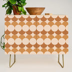 Retro Circular Pattern XXXIV Credenza Gallery Image 1