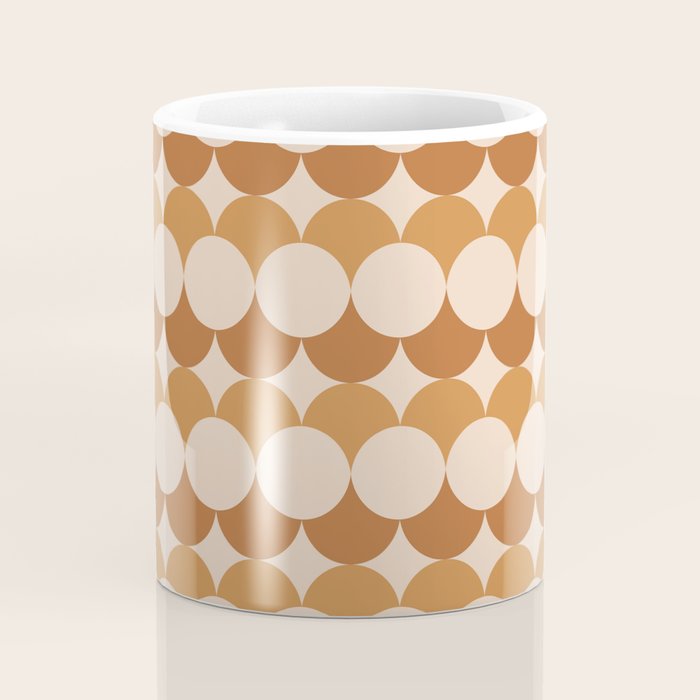 Retro Circular Pattern XXXIV Coffee Mug Gallery Image 4