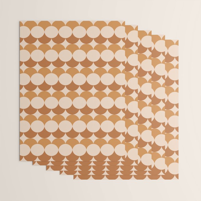 Retro Circular Pattern XXXIV Wrapping Paper Gallery Image 3