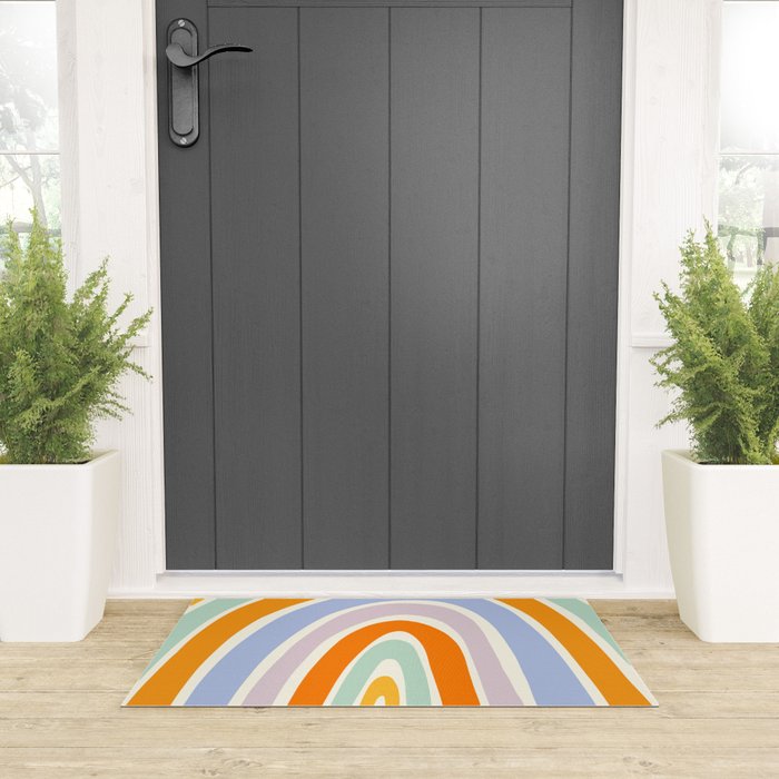 Mod Rainbow Welcome Mat Gallery Image 3